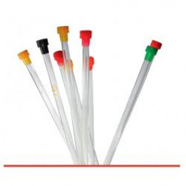 Caps (PE) for 5 mm NMR-Tubes, color: aqua